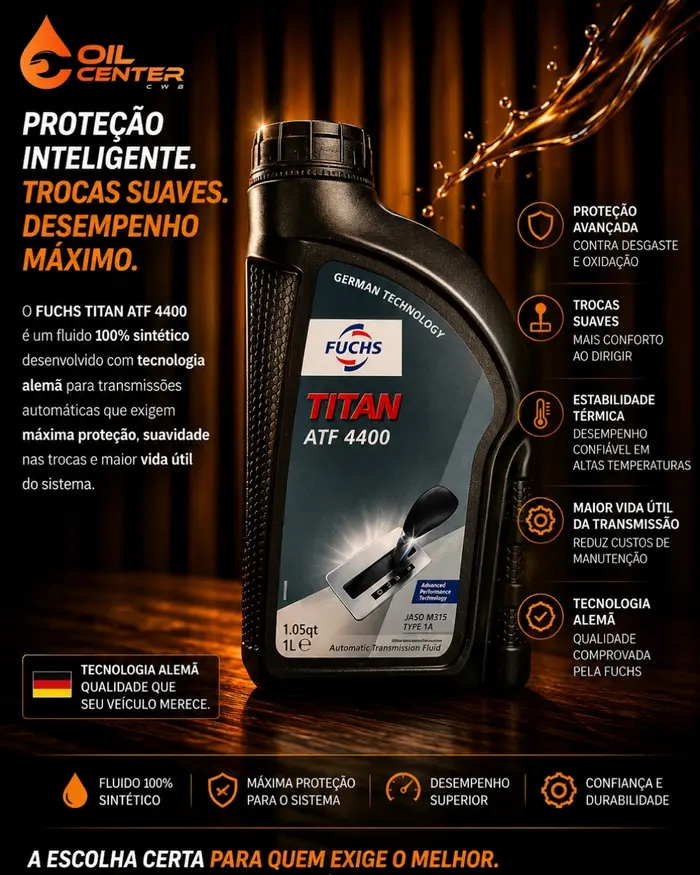 Fuchs Titan ATF 4400 - fluido para câmbio automático na Oil Center CWB